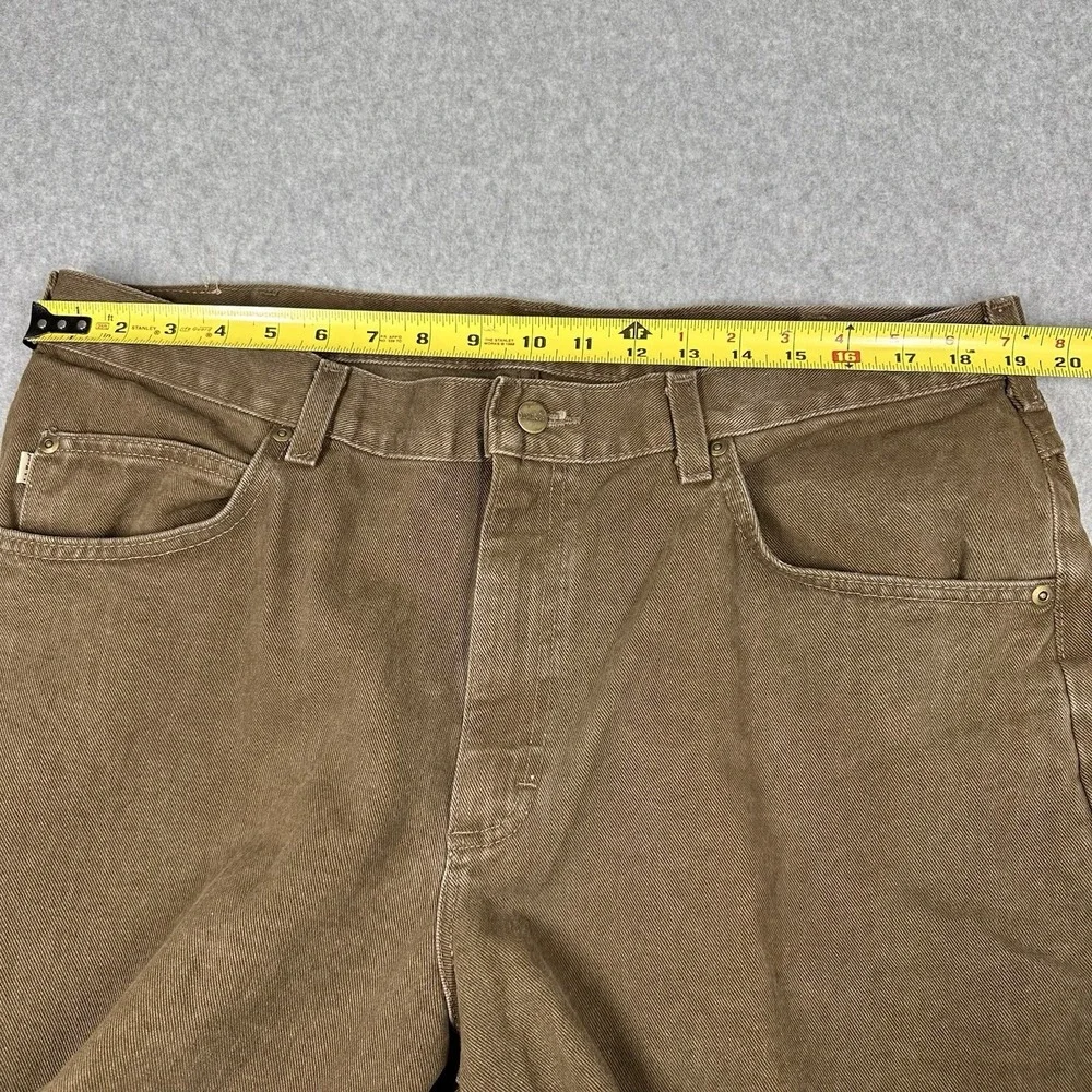 LL Bean Vintage Double L Jeans Men's 40x30(38x30) Made USA Brown Relax Taper
